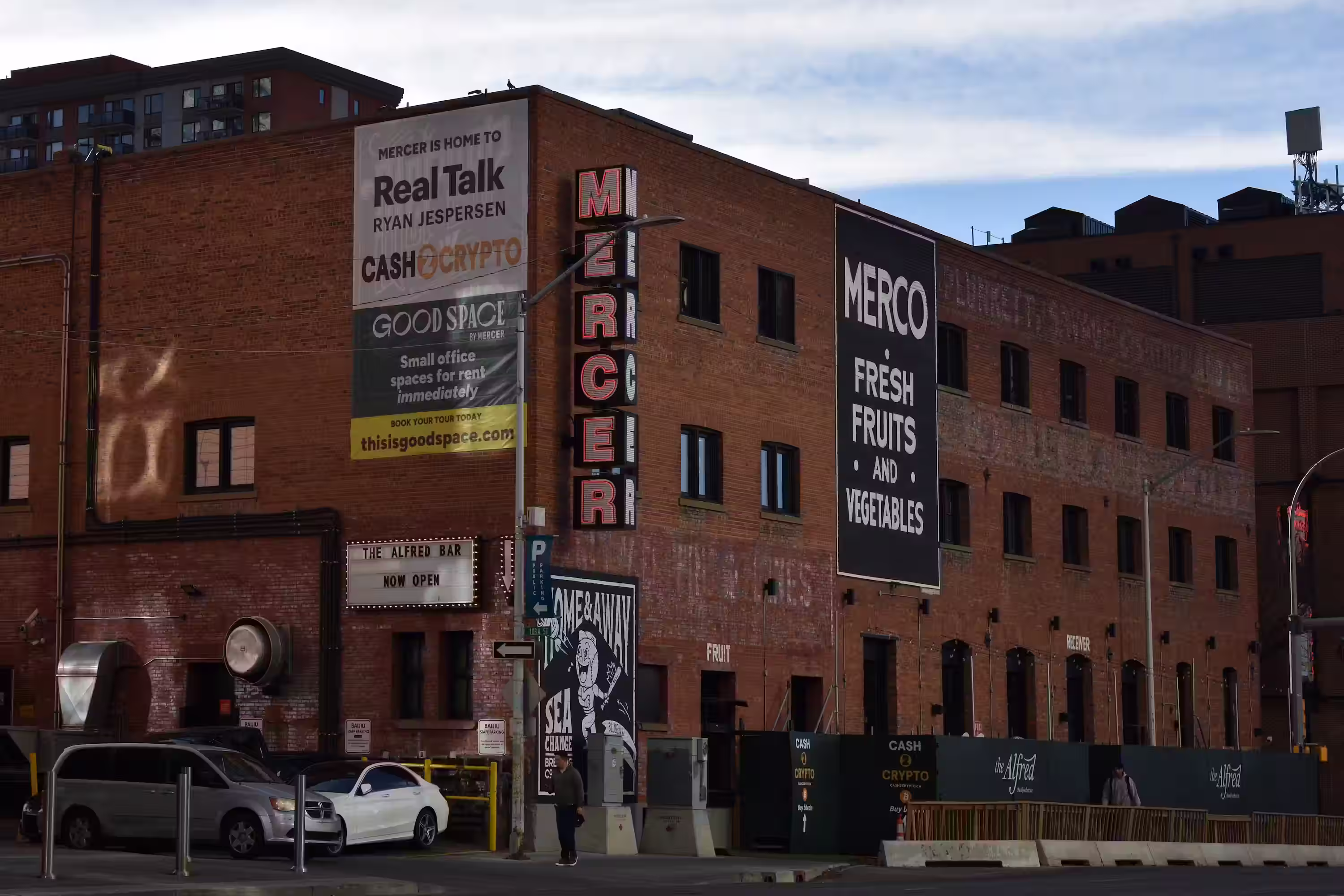 Perspective photograph using forced angle to create visual depth and dynamic composition