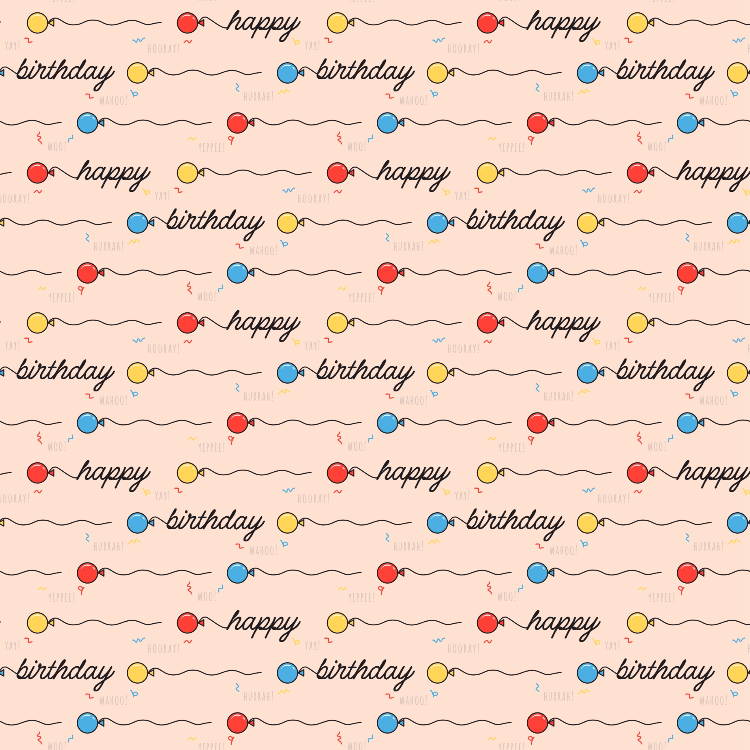 Seamless repeating pattern tile designed to coordinate with the greeting card